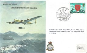WW2 Dambuster Avm Harold Mick Martin signed B30 Avro Lancaster cover. Good condition. All autographs