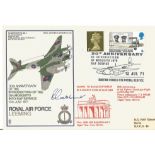 WW2 Sq. Ldr R. E. Lockhart signed FDC RAF Leeming 30th Anniversary of the Introduction of the D.