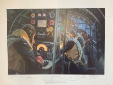 World War II 31x23 print titled We Guide to Strike limited edition studio presentation copy 2/20