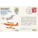 E. F. Pennie signed FDC Royal Aircraft Establishment 21st Anniversary of First Pilotless Target.