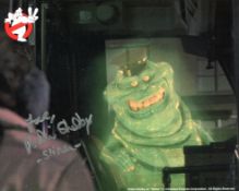 Ghostbusters 8x10 movie photo signed by Robin Shelby as Slimer. Good Condition. All autographs