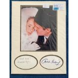 Dr Zhivago 16x12 mounted signature piece includes signed album pages by Omar Sharif and Geraldine
