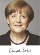 Angela Merkel signed 6x4 colour photo. Good Condition. All autographs come with a Certificate of