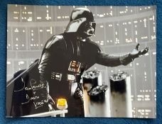 Star Wars Dave Prowse signed 16 x 20 inch colour Star Wars card; inscribed Dave Prowse is Darth