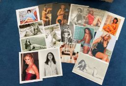 Glamour Over 20 UNSIGNED Photographs Inc. Sally James, Lesley Anne Down, Elizabeth Pena, Sam Fox,