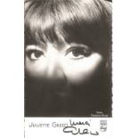 Juliette Greco signed 6x4 black and white photo. Good Condition. All autographs come with a