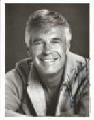 George Peppard signed 10x8 black and white photo. Good Condition. All autographs come with a