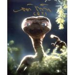 E.T The Extra Terrestrial movie 8x10 photo signed by Matthew De Merritt (ET). Good Condition. All