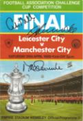 Football Autographed Manchester City 1969 Fa Cup Final Programme, Official Programme Superbly Signed