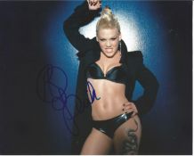 Pink signed 10x8 colour photo. Good Condition. All autographs come with a Certificate of