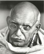 Ben Kingsley as Ghandi signed 10 x 8 inch b/w photo. Good Condition. All autographs come with a