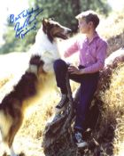 Lassie, 8x10 photo from the classic Childrens TV series lassie signed by actor Jon Provost. Good