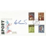Roger Bannister signed 1980 Sport FDC, Four Minute Mile Athlete. Good Condition. All autographs come