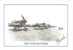 WW2 Multiple signed booklet The Tank Busters 609 (West Riding) Typhoon Squadron signed by , S/L R.