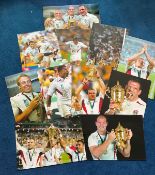 England Rugby 2013 UNSIGNED World Cup Winners 11 12x18 Photographs Inc. Jonny Wilkinson, Martin