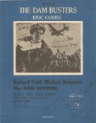 Dambusters Multiple signed Music Score booklet. Signed to front by Eric Coates, Richard Todd,