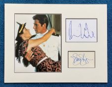 An Officer and a Gentleman 16x12 mounted signature piece includes Richard Gere signed album page a