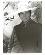Jack Lord (1920 1998) Hawaii Five O Actor Signed 8x10 Photo. Good Condition. All autographs come