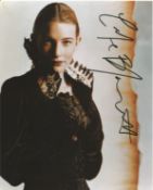 Cate Blanchett signed 10 x 8 inch colour photo. Good Condition. All autographs come with a