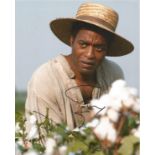 Chiwetel Ejiofor signed 12 Years a Slave 10 x 8 inch colour photo. Good Condition. All autographs