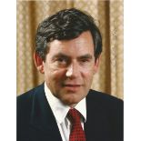 Prime Minister Gordon Brown signed 8 x 6 inch colour portrait photo. Good Condition. All