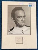 Kenneth Connor 16x12 mounted signature piece includes signed album page and a fantastic black and