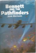 John Maynard. Bennett and the Pathfinders. A WW2 hardback, multi signed book. Multi signed by the
