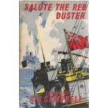 Commander A.B. Campbell. Salute The Red Duster. A WW2 first Edition hardback book, showing signs