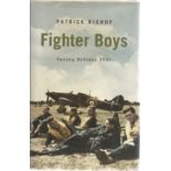 WW2 BOB multiple signed book by Patrick Bishop. Fighter Boys, Saving Britain 1940