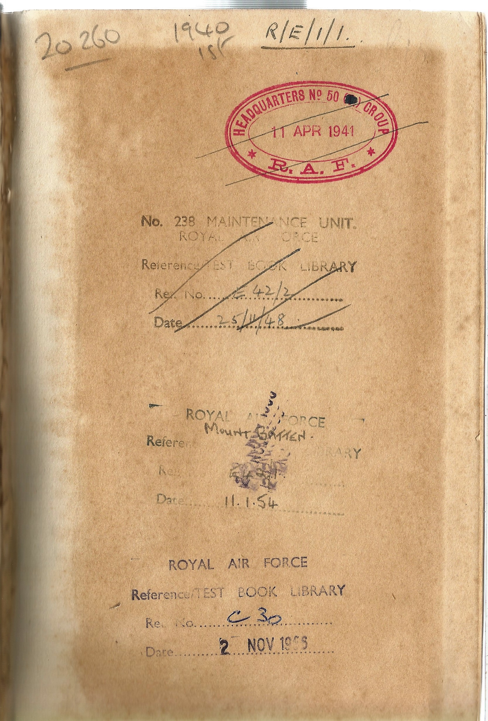 C G Grey. A History of the Air Ministry. A First Edition Unsigned hardback book. The book once - Image 3 of 3