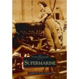 Norman Barfield book. Supermarine. A WW2 paperback First Edition book, signed multiple times