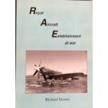 WW2 multi signed book Richard Dennis. Royal Aircraft Establishment At War First Edition