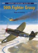 WW2 Us ace Frank William Klibbe signed book by Roger A Freeman. 56th Fighter Group.