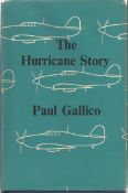 Paul Gallico. The Hurricane Story. A WW2 hardback, Signed book. Signed by RAF Hurricane Pilots