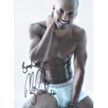 Ricky Whittle British Actor Best Known For Starring In Hollyoaks. Signed 10x8 Colour Photo. Good