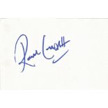 Ronnie Corbett Scottish Comedy Actor And Comedian 6x4 Signature Piece On White Card. Good