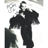 Karen Seeberg Actress Known For Her Role In The James Bond Film The Living Daylights 10x8 Signed B/W