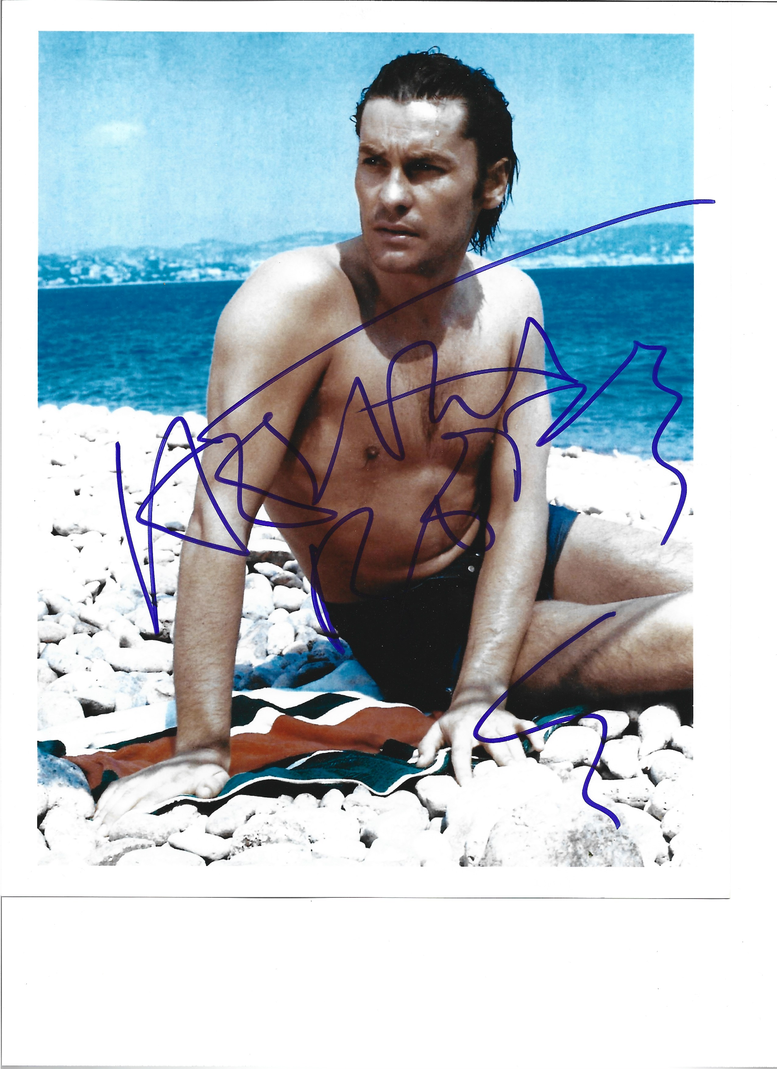 Helmut Berger Austrian Actor Signed 10x8 Colour Photo. Good Condition Est.