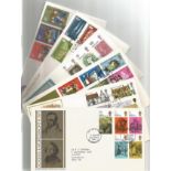 GB FDC collection. 26 included. Covering 1967/1970. Typed addresses neat and clean condition. Good