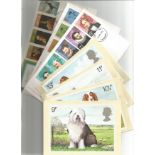 GB collection. Includes 3 FDC and 4 phq cards franked with stamps. Dogs 7/2/79. Good condition. We