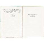 Miranda Seymour Hardback Book The Vampire of Verdonia signed by the Illustrator Alicia Garcia de