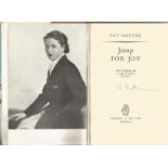 Pat Smythe Hardback Book Pat Smythe's Story - Jump for Joy 1954 signed by the Author on the Title