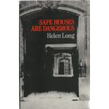 Helen Long Paperback Book Safe Houses are Dangerous signed by the Author on the Title Page and Dated
