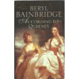 Beryl Bainbridge Hardback Book According to Queeney signed by the Author on the Title Page dust