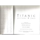 Titanic Fortune and Fate unsigned hardback book. 1998 Mariners Musuem edition. Very Good conditionWe