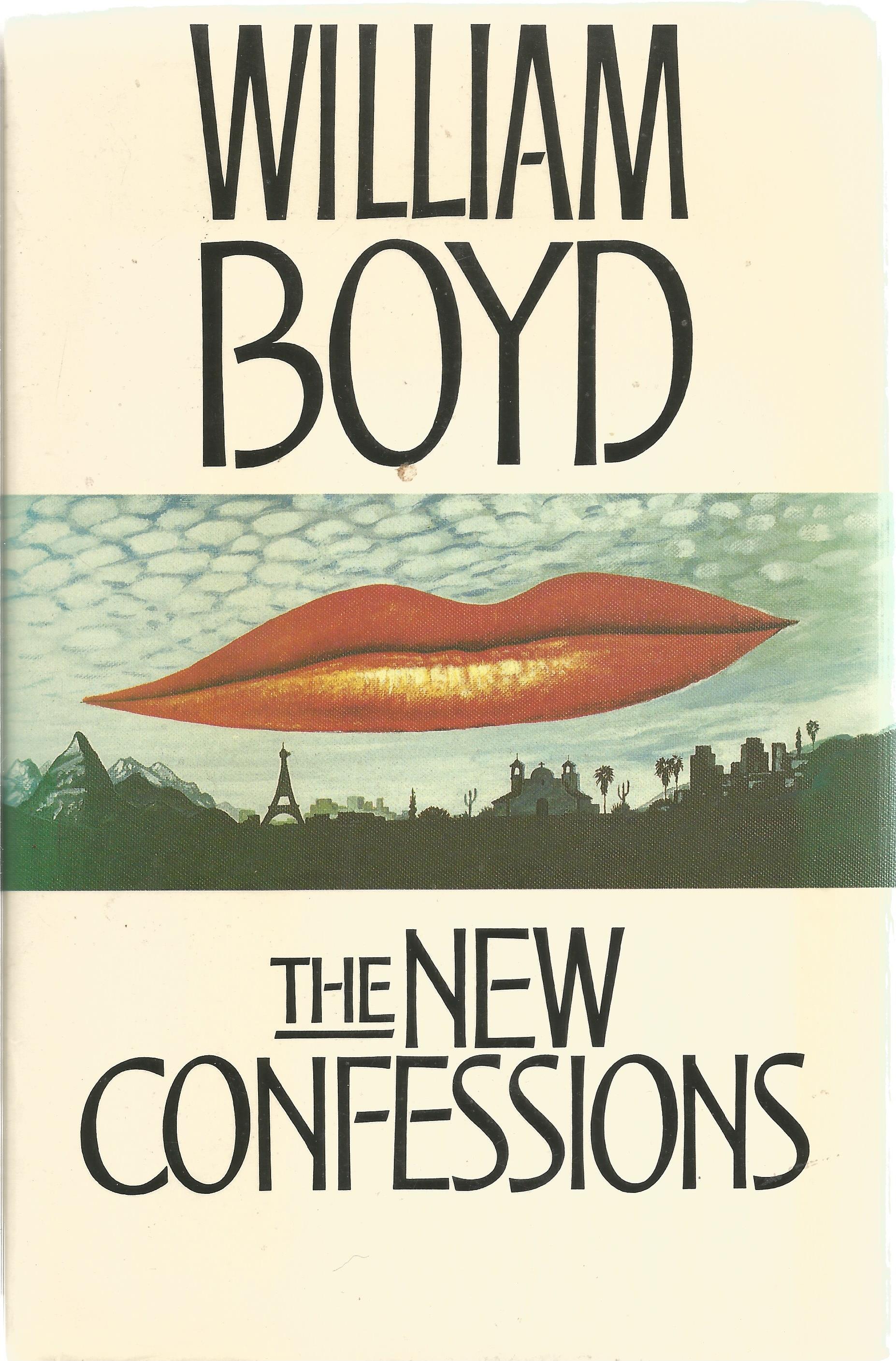 William Boyd Hardback Book The New Confessions signed by the Author on the Title Page dust cover and