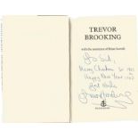 Trevor Brooking Hardback Book An Autobiography 1981 signed by the Author on the Title Page and dated