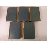 A set of 9 volumes of The Military Novels by Charles Lever published by George Routledge circa 1892,