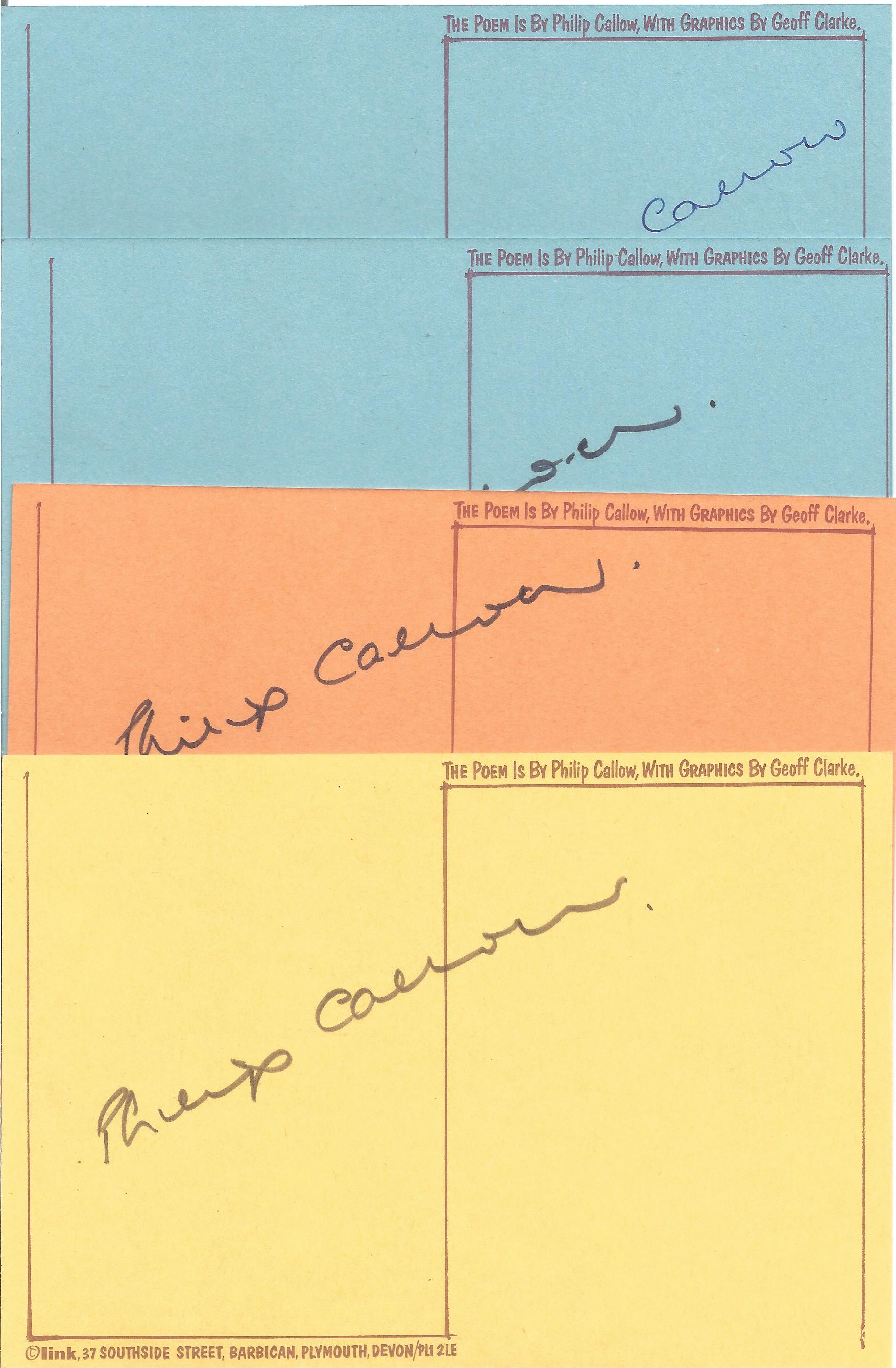 Philip Callow Hardback Book Bare Wires signed by the Author on the Title Page Includes four cards - Image 3 of 3