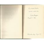 Charles Morgan Hardback Book The Judges Story signed by the Author on the First Page and dated 1st